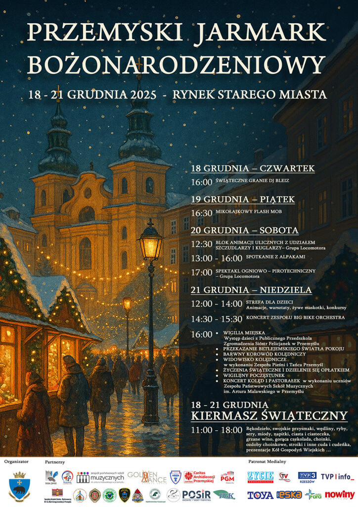 Jarmark_2025-internet_ostateczny Czas na Przemyski Jarmark Bożonarodzeniowy!