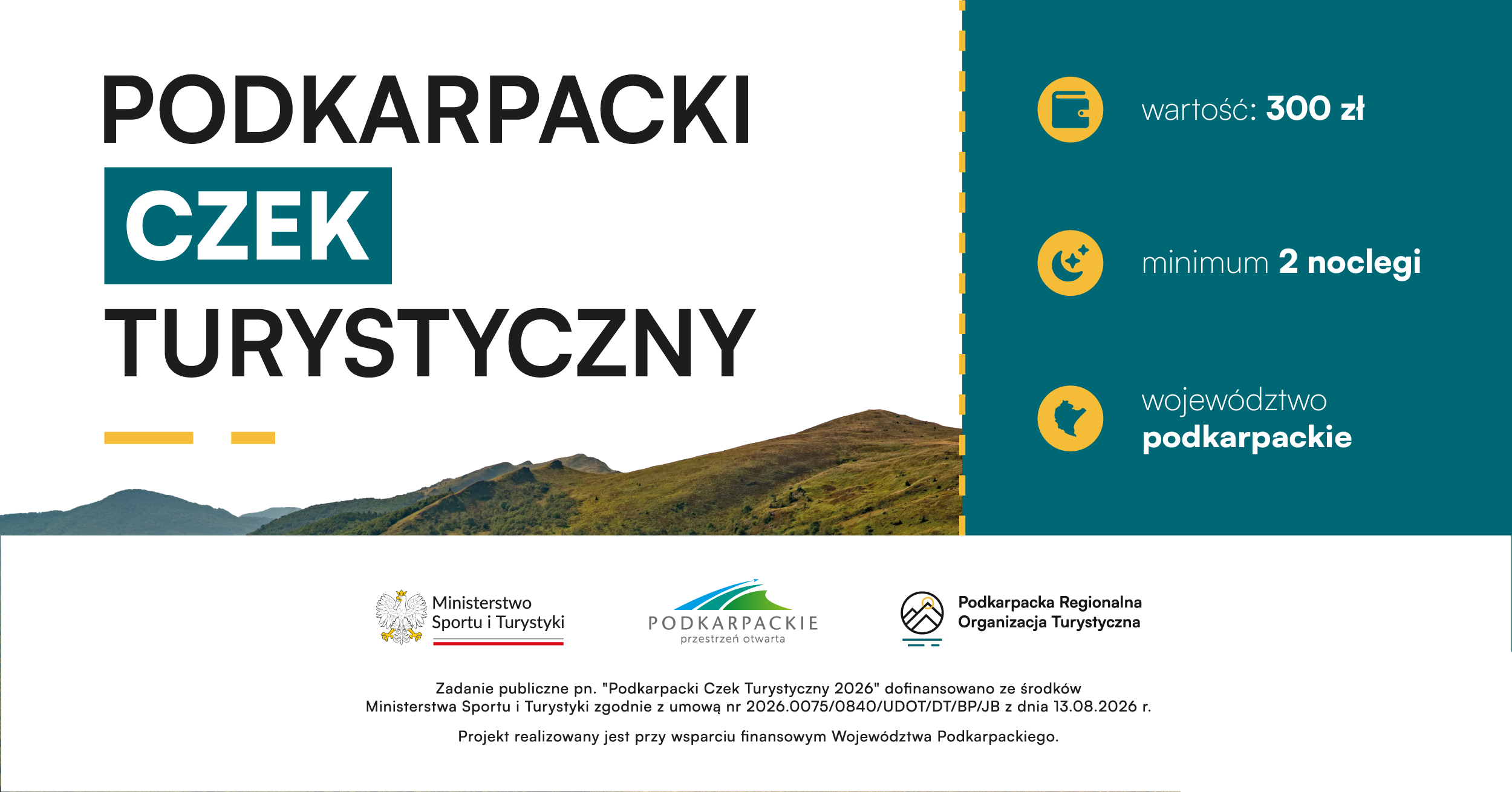 Podkarpacki-Czek-Turystyczny-1 II tura generacji Podkarpackiego Czeku Turystycznego już 6 października!